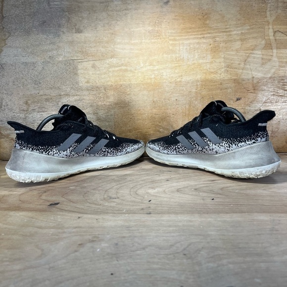 Adidas SenseBoost Mens Size 10 Running Shoes Sneakers Black White F36923 - Picture 5 of 9